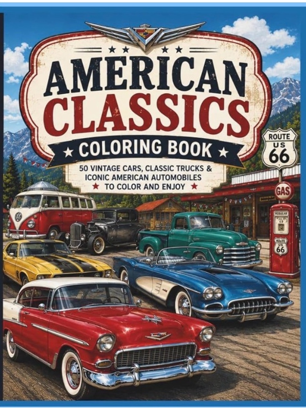 NWT American Classics Adult Coloring Book